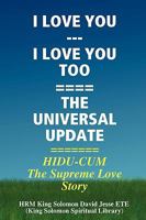 I Love You - I Love You Too 0955980135 Book Cover