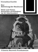 Zur Befreiung Der Baukunst: Ziele Und Taten Deutscher Architekten Im 19. Jahrhundert 3035600104 Book Cover