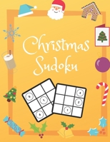 Christmas Sudoku: 100 Pages With Sudokus Based On Easy Level | Solve And Relax | Large Print, Perfect Gift For Kids and Family (125 Pages, 8.5 x 11) 171111359X Book Cover