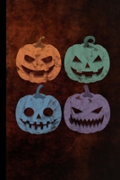 Halloween Pumpkin: Haunted Party Scary Hallows Eve All Saint's Day Celebration Gift For Celebrant And Trick Or Treat (6"x9") Dot Grid Notebook To Write In 1693117304 Book Cover