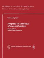 Progress In Analytical Ultracentrifugation 3662156865 Book Cover