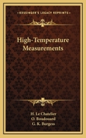 High-Temperature Measurements 0548509603 Book Cover