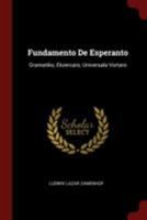 Fundamento de Esperanto 1015399940 Book Cover