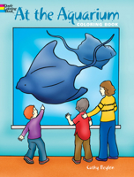 At the Aquarium Coloring Book 0486423719 Book Cover