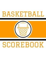 Basketball Scorebook: Basic 50 Game Basketball Scorebook 1690836059 Book Cover