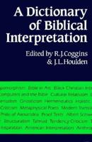 A Dictionary of Biblical Interpretation 033400294X Book Cover