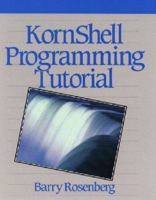 KornShell Programming Tutorial (Hewlett-Packard Press Series) 020156324X Book Cover