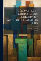 C R Monies Et Coutumes Qui S'Observent Aujourd'hui Parmi Les Juifs 1179000013 Book Cover