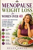 Menopause Weight Loss for Women Over 40: A 28-Day High-Protein Plan to Reduce Belly Fat, Balance Hormones, Control Cravings, and Reclaim Your Energy B0HCLCDZG7 Book Cover