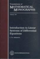 Introduction to Linear Systems of Differential Equations (Translations of Mathematical Monographs) 082180328X Book Cover
