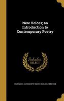 New Voices : An Introduction to Contemporary Poetry 1104299771 Book Cover