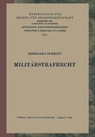 Militarstrafrecht 364293806X Book Cover