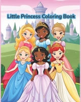 Little Princess Coloring Book B0CSDMK478 Book Cover