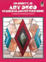 Art Deco Stained Glass Pattern Book (Picture Archives) 0486235505 Book Cover
