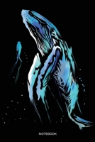 Notebook: Liniertes Notizbuch A5 - Taucher Notizbuch I Taucher Buckelwal Scuba Diving Geschenk I Tauchen Sporttaucher Tauchlehrer Wal Geschenkidee 1704287987 Book Cover