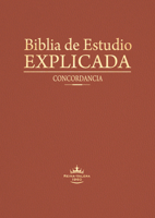 Biblia de Estudio Explicada (Piel Especial Marrón Claro) 1588026655 Book Cover
