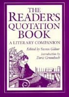 Readers Quotation Book: A Literary Companion 0916366642 Book Cover