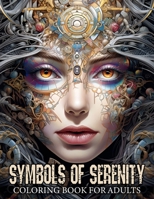 Symbols of Serenity: Coloring Book for Adults Featuring Depictions of Women's Faces, Adorned by Various Artifacts, Mandalas, Flowers, Patterns, and ... - Pretty Women's Portraits Coloring Journey) B0CPFMRZMB Book Cover