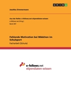 Fehlende Motivation Bei Madchen Im Schulsport 3656020868 Book Cover
