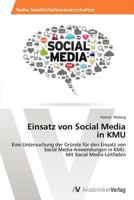 Einsatz Von Social Media in Kmu 3639461878 Book Cover