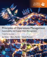 Principles of Operations Management: Sustainability and Supply Chain Management, Global Edition 1292459123 Book Cover