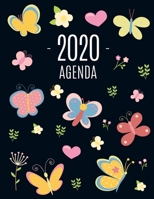 Mariposa Agenda 2020: Planificador Semanal | 52 Semanas Enero a Diciembre 2020 (Spanish Edition) 1661790399 Book Cover