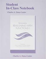 Student In-Class Notebook for Reasoning with Functions I 0134507207 Book Cover