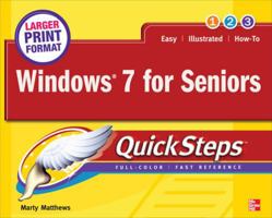 Windows 7 for Seniors Quicksteps 007176805X Book Cover