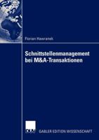 Schnittstellenmanagement Bei M&A-Transaktionen 3824480697 Book Cover