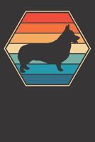 Notebook 6x9 120 Pages: College Ruled Dachshund Retro Wiener 108184454X Book Cover