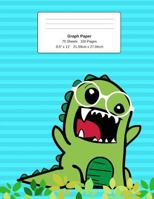 Graph Paper: Dinosaur Composition Notebook, Graph Paper, Student Exercise Book Math Science Grid 150 pages The DinoRoarRus Series 1725545977 Book Cover