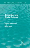 Semantics and Social Science 0415608996 Book Cover