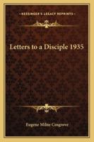 Letters to a Disciple 1162736674 Book Cover