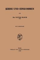Krise Und Einkommen 3709195691 Book Cover