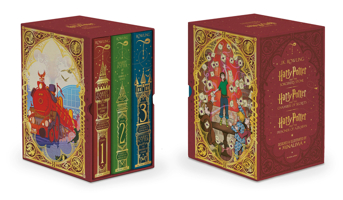 Harry Potter Books 1-3 Boxed Set (Minalima Editions) 1546130195 Book Cover