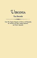 Virginia Tax Records. 1377351114 Book Cover