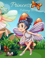 Princess Coloring Book: Kids Coloring BookAge+3 B08VLM9WV3 Book Cover