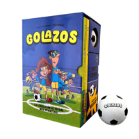 Estuche "Golazos": 2 libros + pelota / The Super Goals Box Set: 2 books + Soccer ball (Spanish Edition): Fantástico estuche para regalar con los dos ... libros en español de «Golazos» y una pelota 8419898945 Book Cover