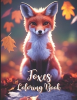 Foxes Coloring Book: A painting fun for children and adults B0BRPNV6BV Book Cover