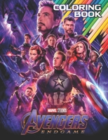 MARVEL Avengers Endgame Coloring Book: 41 Exclusive Illustrations 1690128887 Book Cover