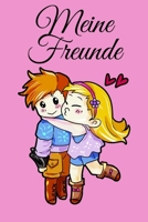 Meine Freunde: Prinz und Prinzessin - Freundschaftsbuch - Freundebuch - 120 Seiten Creme Papier - Format 6x9 Zoll DIN A5 - Soft Cover matt 1088929508 Book Cover