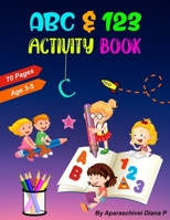 ABC and123 activity book B089M54V2V Book Cover