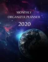 Monthly Organizer Planner: 2020 Year At A Glance Calendar and Organizer 1693848473 Book Cover