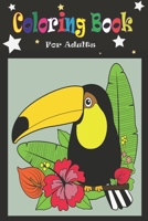 Coloring Book For Adults: coloring book for kids, coloring pages of flower, Birds, Mandalas B08JF5M94S Book Cover