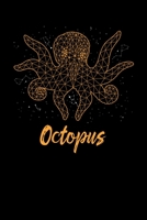 Octopus: Reading Notebook Journal For Octopus And Sea Creature Lovers and Stars Constellation Fans 1673707602 Book Cover