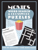 Movies Word Search and Crossword Puzzles 1645179125 Book Cover