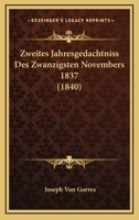 Zweites Jahresgedachtniss Des Zwanzigsten Novembers 1837 (1840) 1120409403 Book Cover