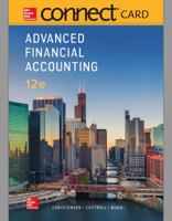 Connect Access Card for Advanced Financial Accounting 1260165094 Book Cover