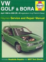 Volkswagen Golf and Bora Petrol and Diesel (1998-2000) Service and Repair Manual (Haynes Service & Repair Manuals) 1859607276 Book Cover