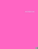 Notebook Pink Cover: Lined Notebook - Size (8.5 x 11 inches) - 120 Pages 170213914X Book Cover